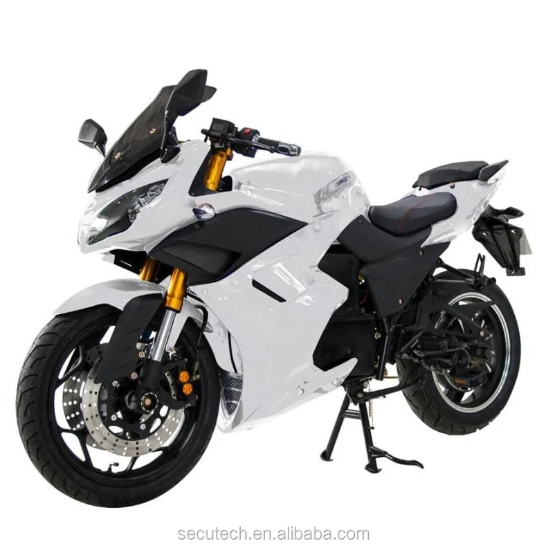 

8000W Motor High Speed 120KM/H Long Range Adult 72V Lithium Fast Electric Motorcycle, Black, white, grey
