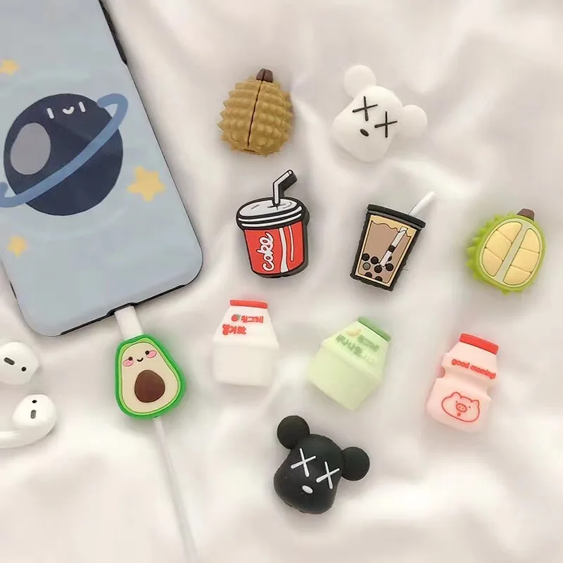 

Cute charging USB data cartoon cable protector