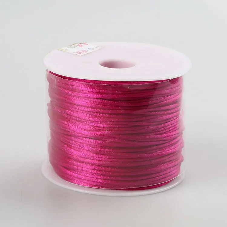 

XuQian 1.0mm Silk Rope Cord Rattail Trim Cord For Chinese Knotting