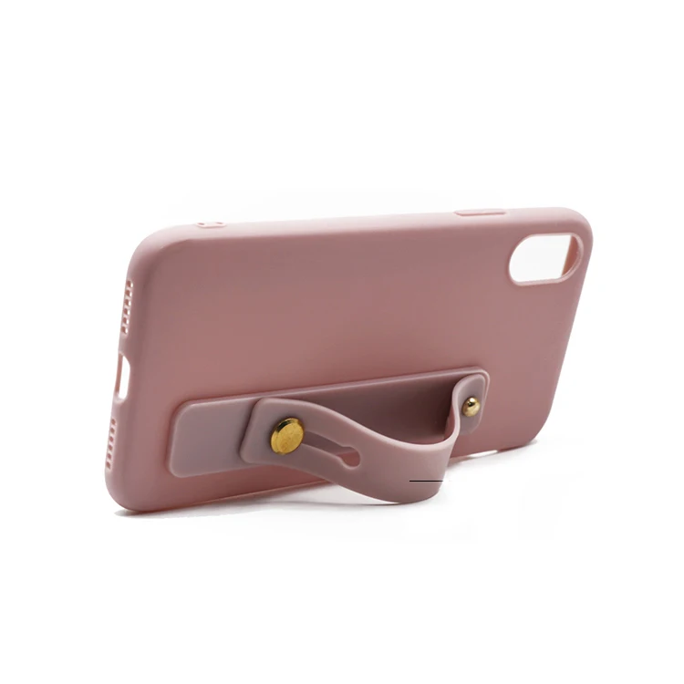 

Stand TPU hand strap cell phone case For Iphone 12 case