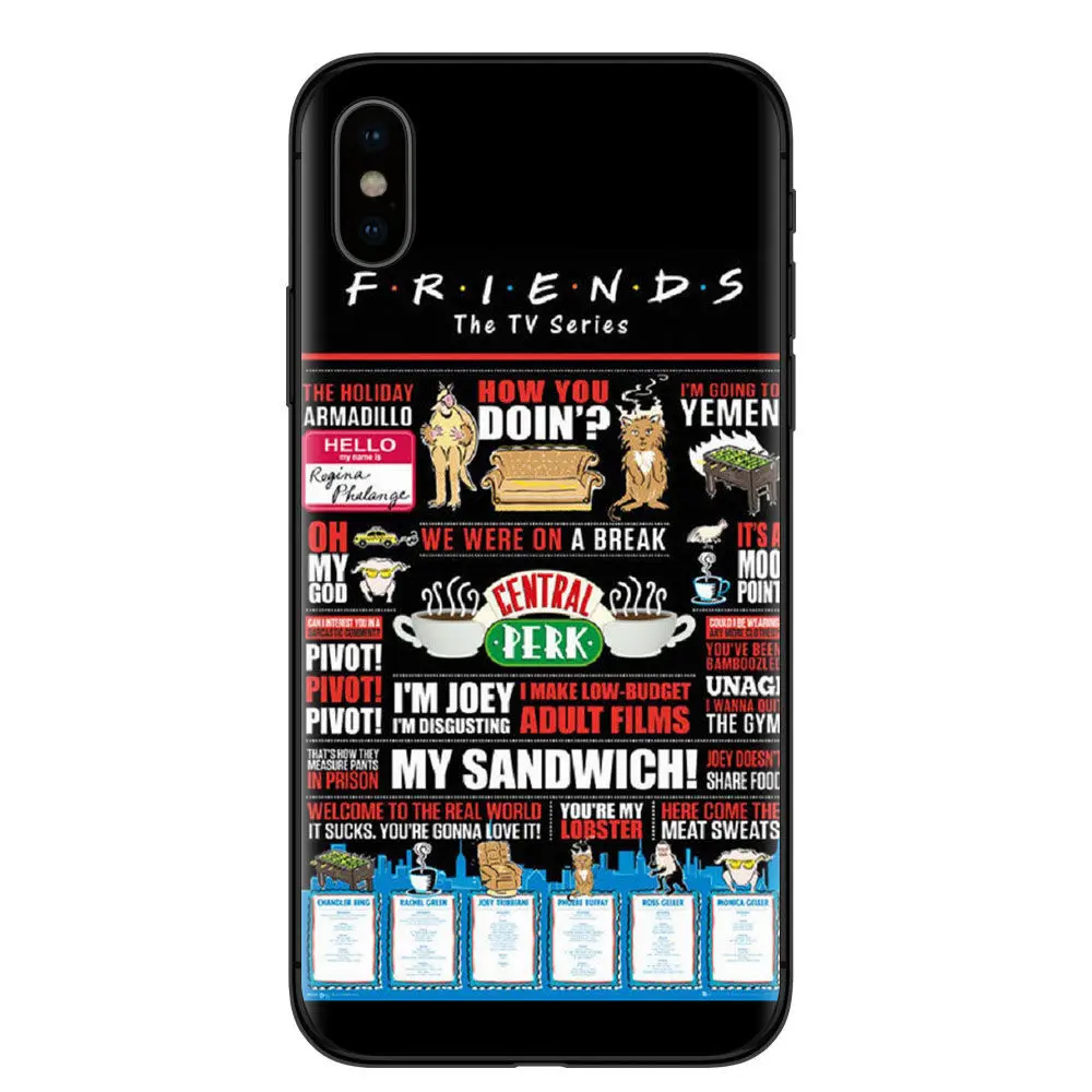 

I Will Be There for You Phone Case Old Friends TPU Cover for iphone x 11 11pro 11pro max 12 12mini 5.4 12PRO 6.1 12PRO MAX 6.7, Customized colors