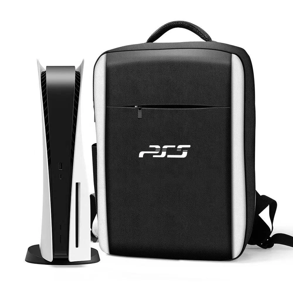 

High quality and newest orign PS5 shoulder bag for ps5 console and accessories Travel ps5 carry bag, Black