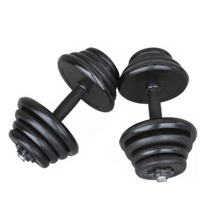 

Gym Weightlifting Muscle Training Fitness Equipment Dumbbell Set Adjustable Dumbbell Weights Black Full Rubber,full Rubber