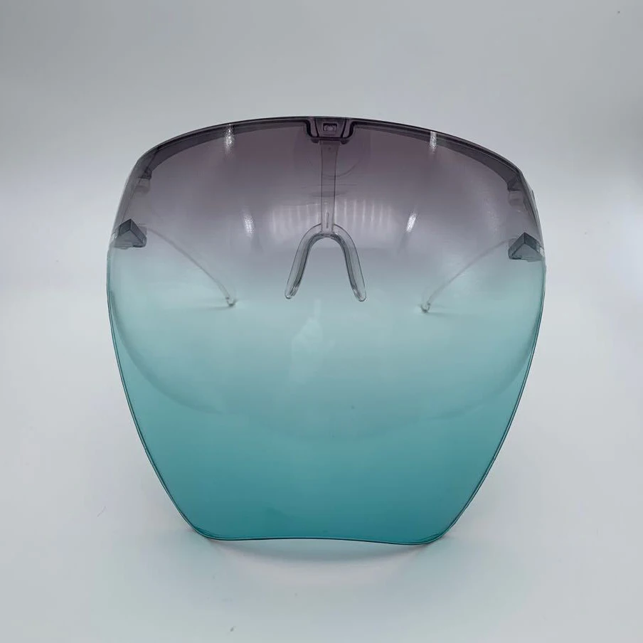 

Spherical Lens Lightweight Design Stylish Protective Face Shield Sunglasses Full Face Covered