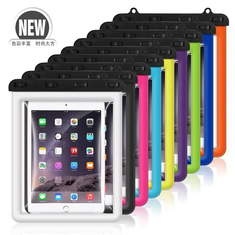 

Universal Tablet Waterproof Bag PVC Swimming Dry Pouch For Apple Ipad Tablet Case Cover