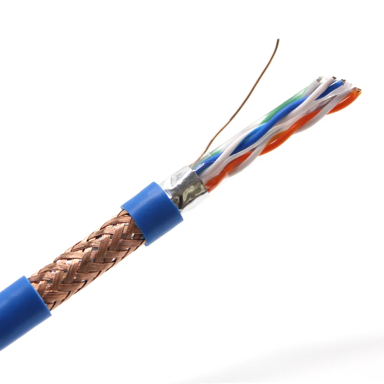 BARE COPPER CATE6 SFTP INDOOR FAST SPEED NETWORK CABLE ETHERNET LAN CABLE IN BEST FACTORY PRICE - ANKUX.COM