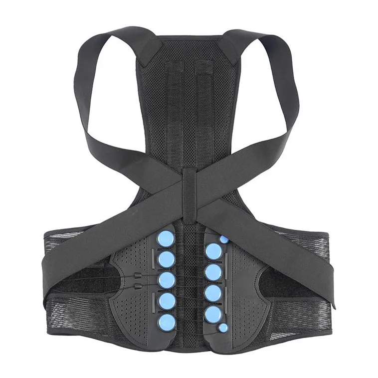 

Factory OEM Adjustable Waist Belt Upper Back Support Belt For Posture Corrector, Black or customize color