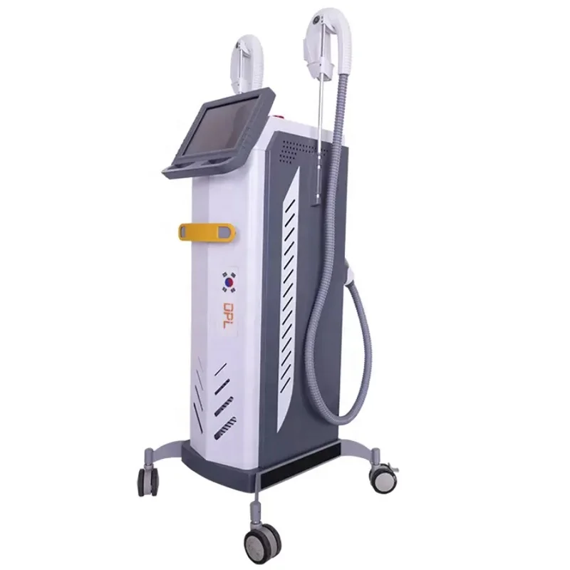 

2022 laser ipl 2 in 1 elight ipl opt shr hair removal machine laser skin rejuvenation / skin hair removal machine, White