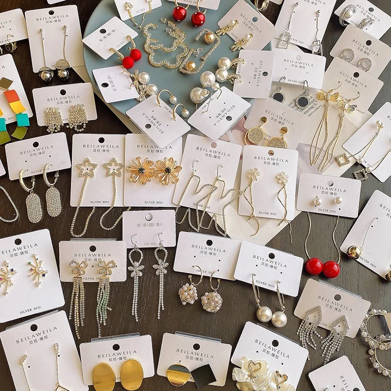 

PUSHI jewelry fashion jewelry 2023 new product s925 silver needle earrings diamond earings female