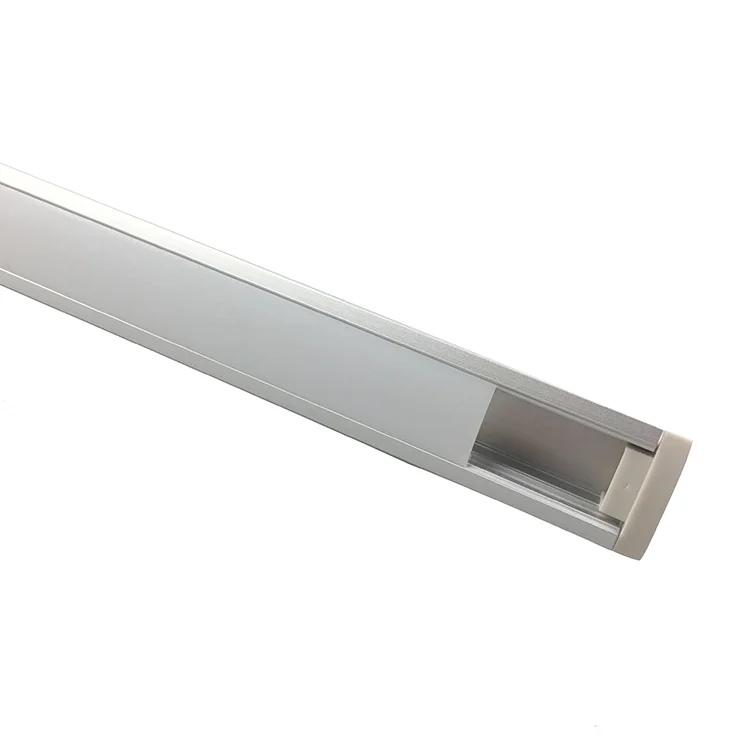 
Factory Cutting Kitchen Cabinet Plastic Diffuser Surface Led Strip Anodized U Aluminum Profiles 