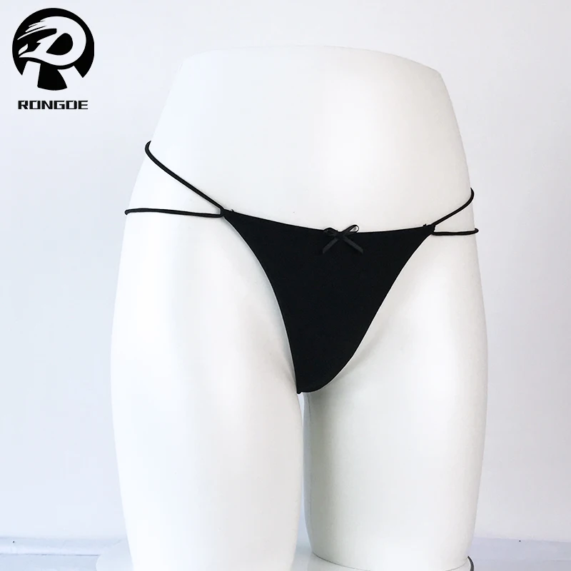 

Big size sticky seamless lot random variety of g strings women panties female underwear lingerie soft cotton bikini thong, Black