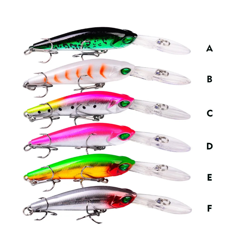 

2021 Floating Minnow Hard Lure Fishing Swimbait 9.5cm 6g Artificial Bait Bass Fishing Lure Carp Bait Wobblers Sea Fishing Rig