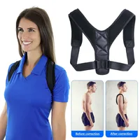 

Women Men Back Posture Support Strap Shoulder Corrector Brace Humpback Correction Belt