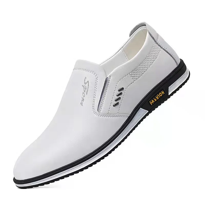 

High Quality Fashion Genuine Leather Shoes Mens Casual Shoes New Style, 2 colors