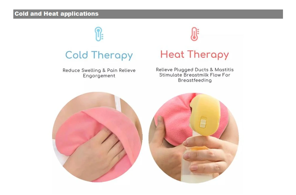 Reusable Ice Pack For Breastfeeding For Relieving Breastfeeding  Problems,Swelling Or Breastfeeding Heating Pad - Buy Gel Ice Pack For  Breast Warming Compress,Pvc Plastic Ice Pack For Breastfeeding  Therapy,Instant Ice Pack For Breast
