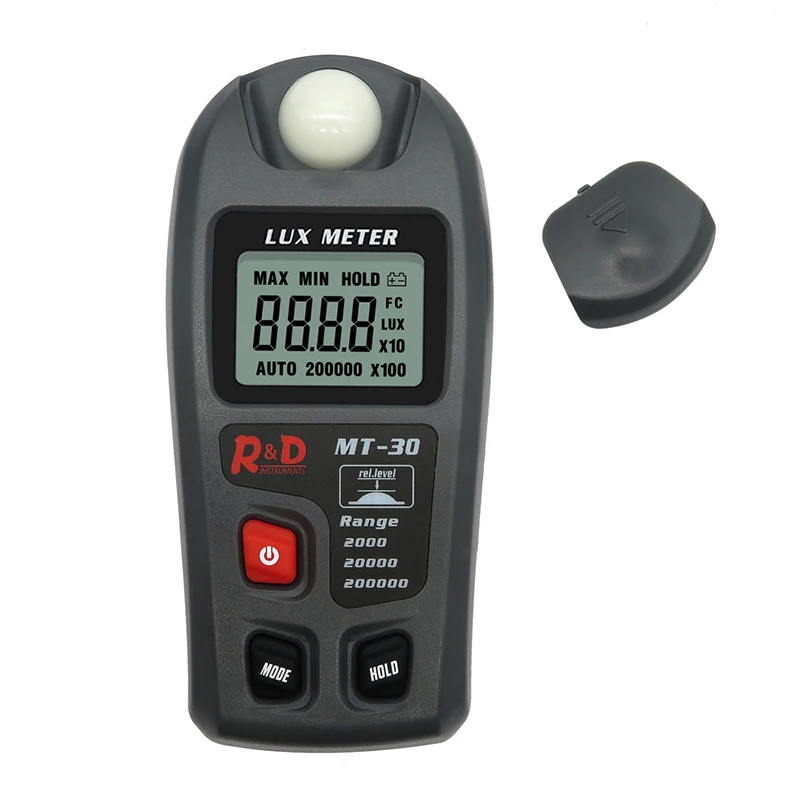 

Digital LCD Display Lux meter 0~200,000lux Light Meter for Photography Luminometer photometer tester