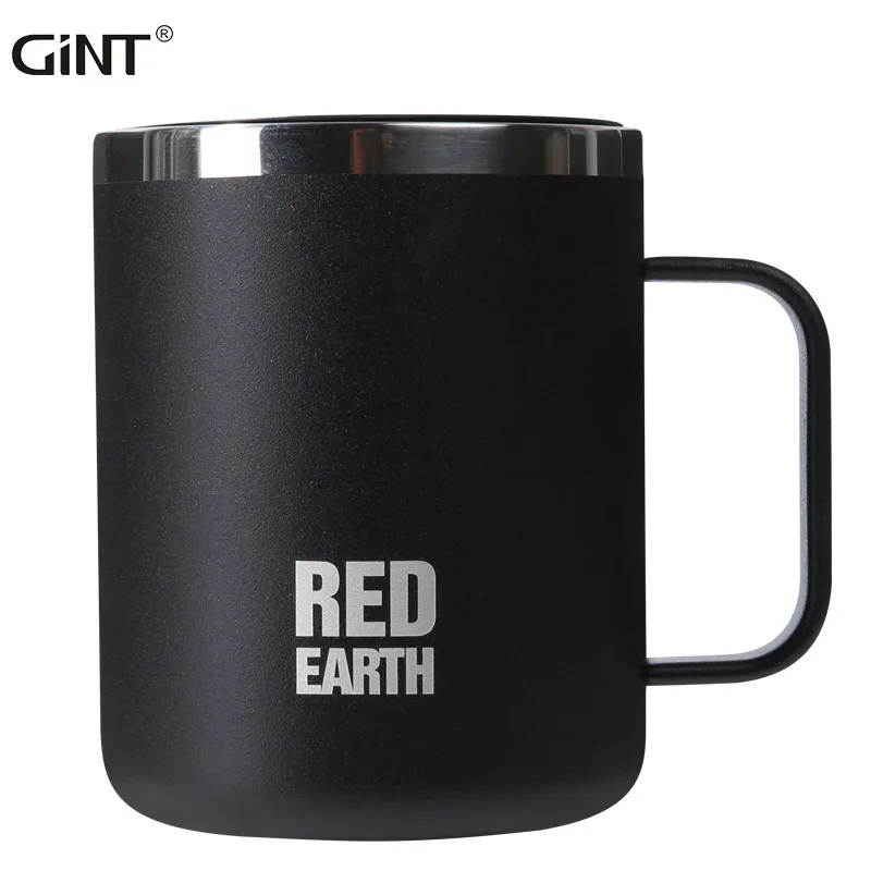 

GiNT 380ML Manufactory BPA Free Water Cup Double Wall 316 Stainless Steel Coffee Mug with Powder Coating, Customized colors acceptable