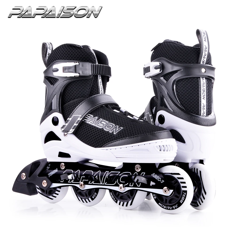 

2020 PAPAISON Promotion patins roller blade 4 flashing PU wheels city run skate in stock inline skates
