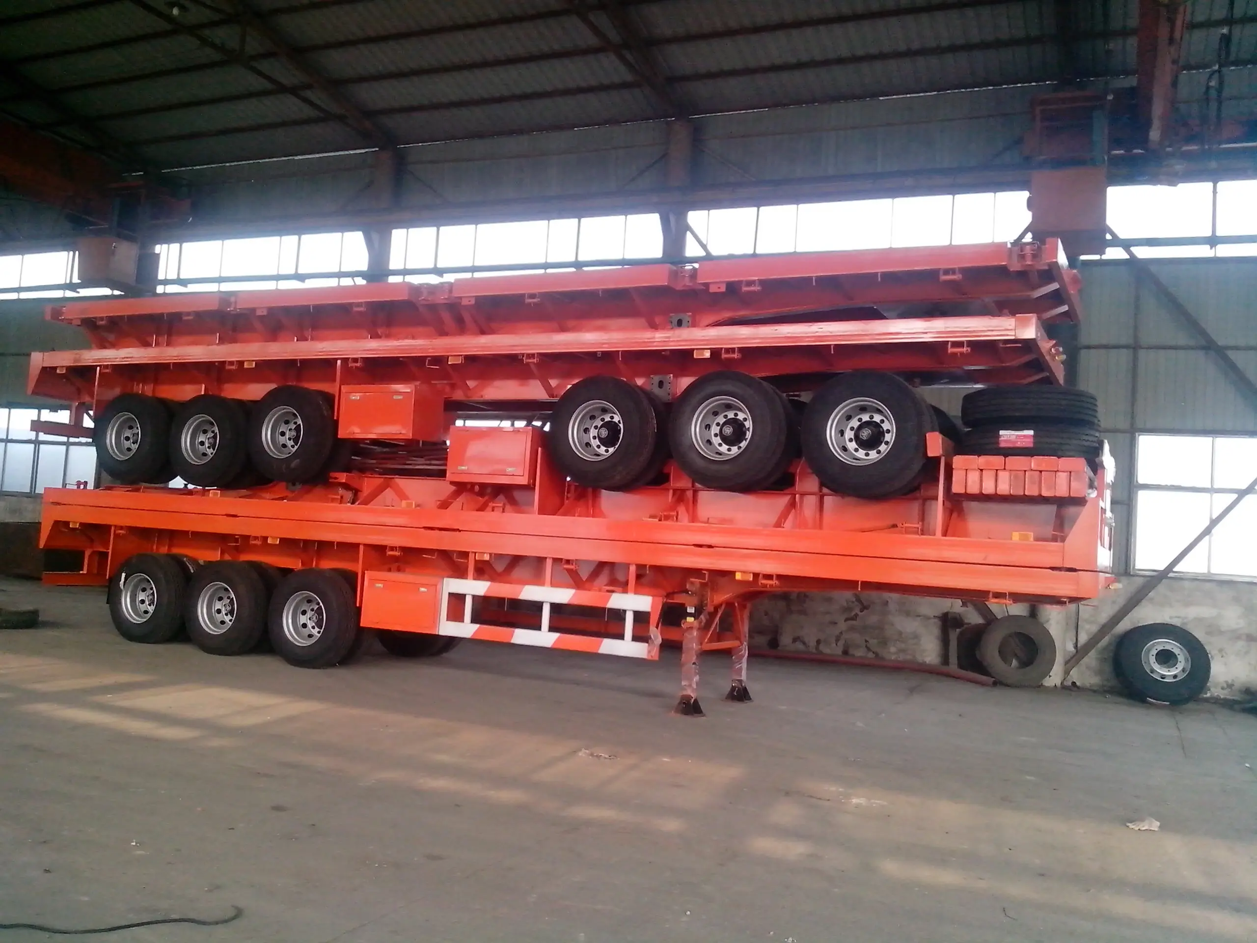 40t 承重两轴木材半挂车