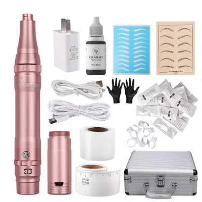 

Beauty Tools Double Battery New Tattoo Semi-Permanent Eyebrow Tattoo Machine Set