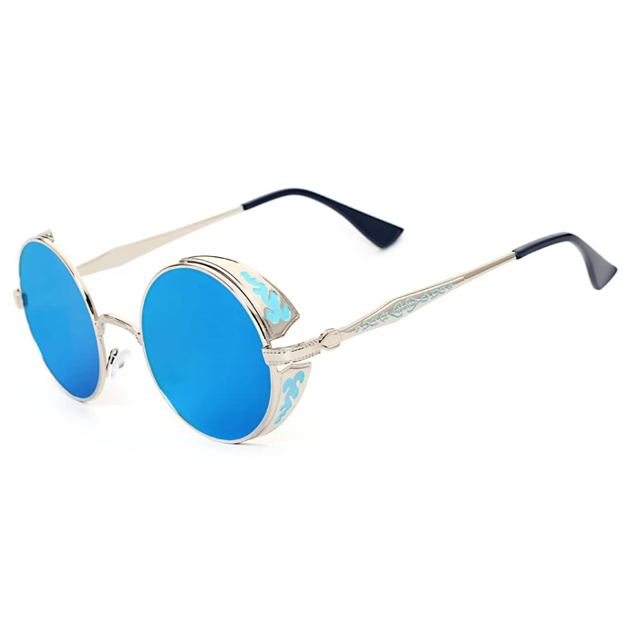 

stock Unisex Sun glasses Luxury Designer Retro Vintage Metal Fashion steampunk sunglasses Women men