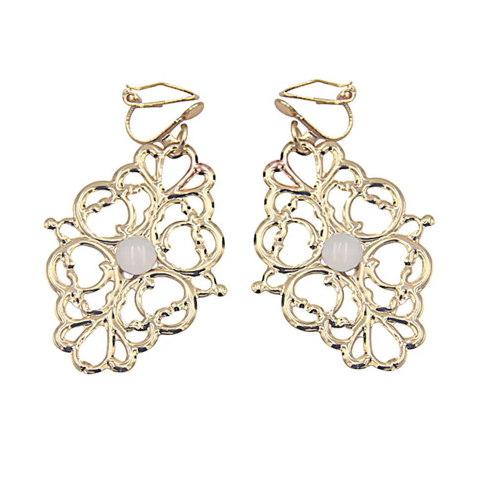 

Veijer Luxury Earrings Women Jewelry Acrylic Geometric Drop Earrings Trendy, Gold