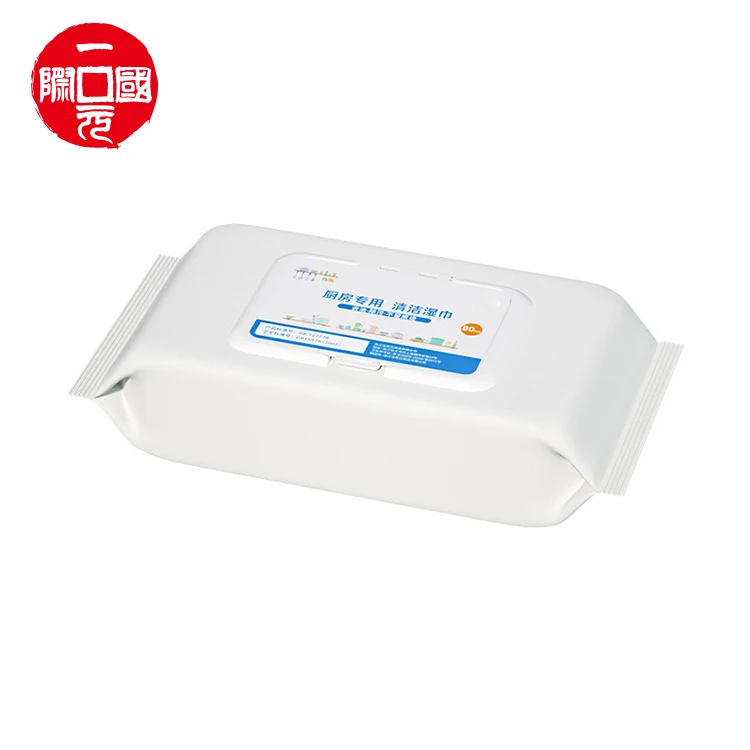 

Onedollar private label kitchen glasses natural cleaning 80 pieces disposable range hood degreasing wipes