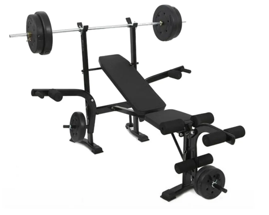 

Adjustable Multifunctional High-pull Weightlifting Flat Bench Press Barbell Bench squat bench