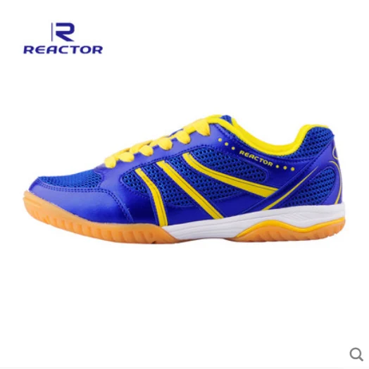 

Reacort Table Tennis Shoes - Groovy - Blue and White - Sizes 4.5-12 - Stylish High Performance Ping Pong Shoes