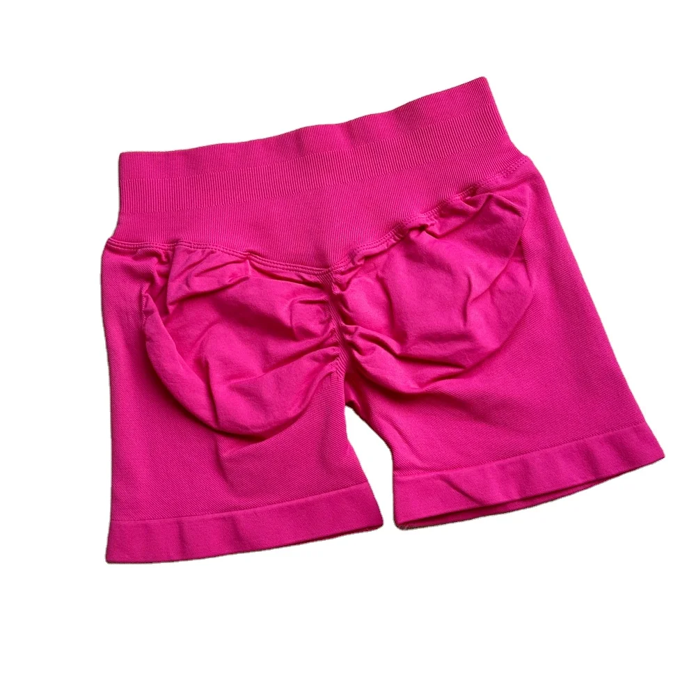 High Waist Seamless Gym Shorts