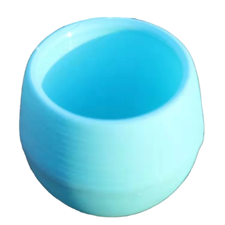 

Mini Colourful Garden Round Plastic Small Flower Basin Flower Plant Pot Flower Succulent Self Watering Plant Pots with Holder, Color