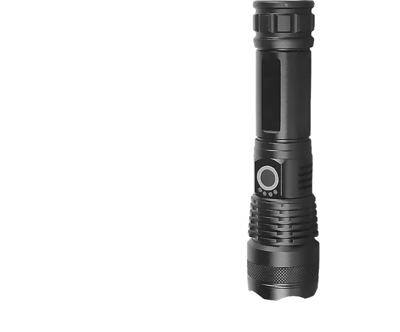 

Outdoor waterproof USB rechargeable zoom high power LED flashlight