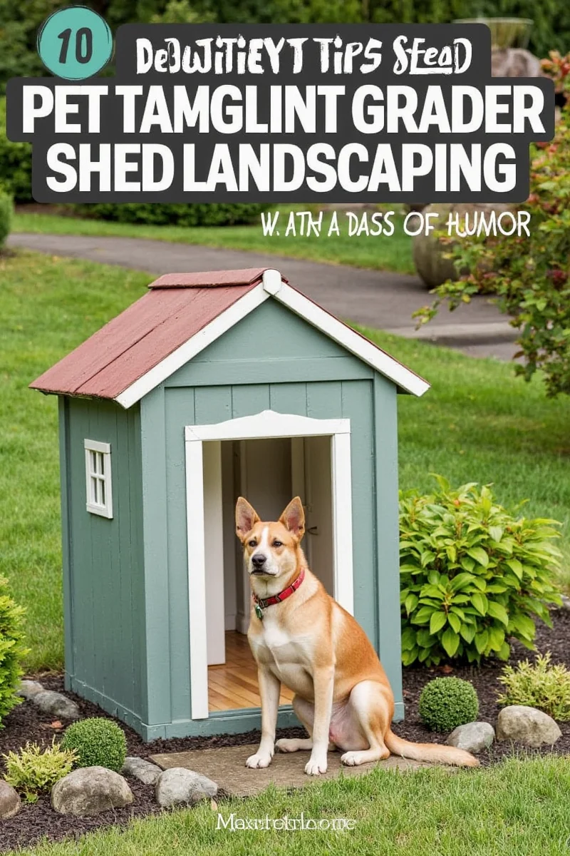 10 pawsitively perfect tips for pet integrated garden shed landscaping with a dash of humor