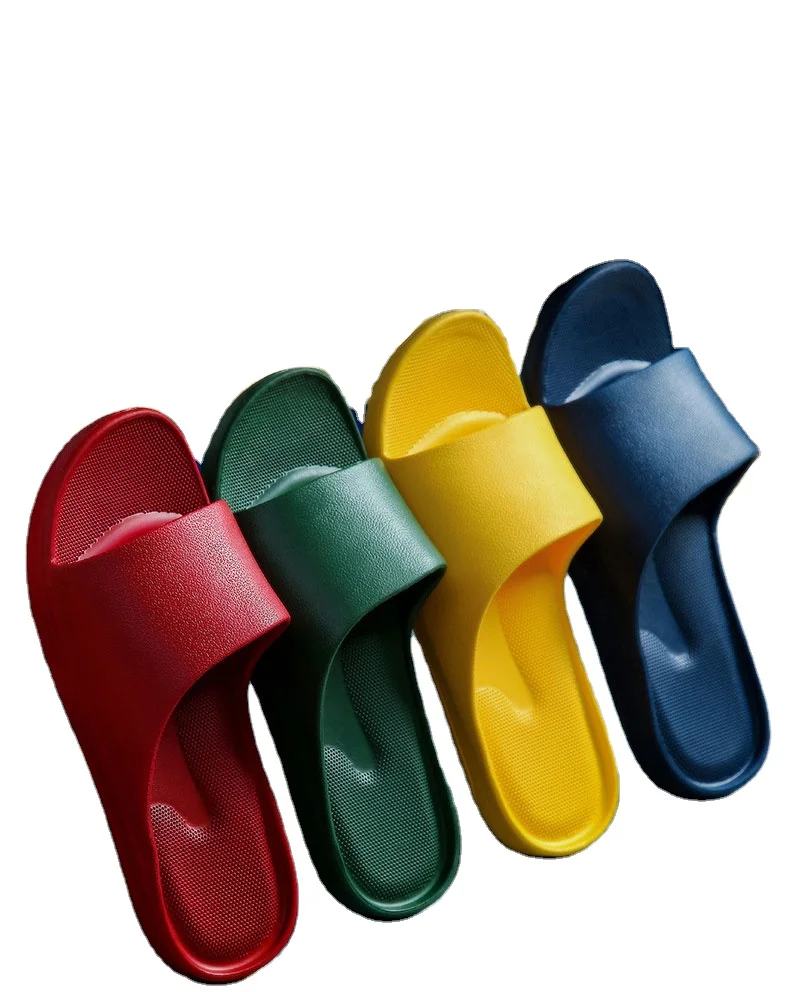 

Men's and women's fashion flip-flops home bathroom bath thick soled couples comfortable slippers