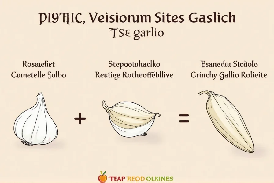 Garlic cloves next to measured minced garlic equivalents