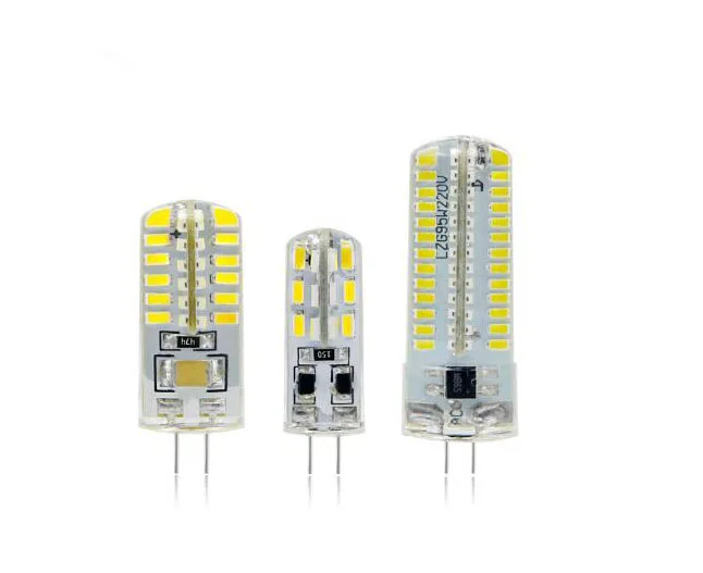 LED G4 Lamp 220V 3W 4W 5W DC 12V Lampada G4 LED bulb SMD3014 2835 24 48 64 104L Replace 10w 30w Halogen Light 360 Beam Angle