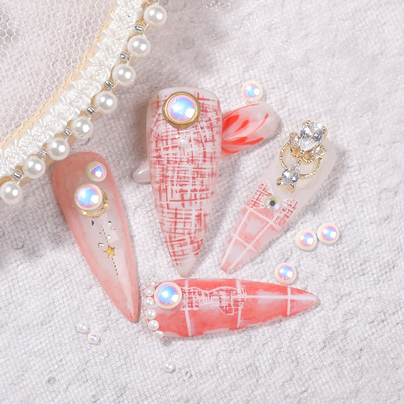 

Salon Professional Private Logo Brand Logo Bear 3D Nail Art Decoration, Colorful