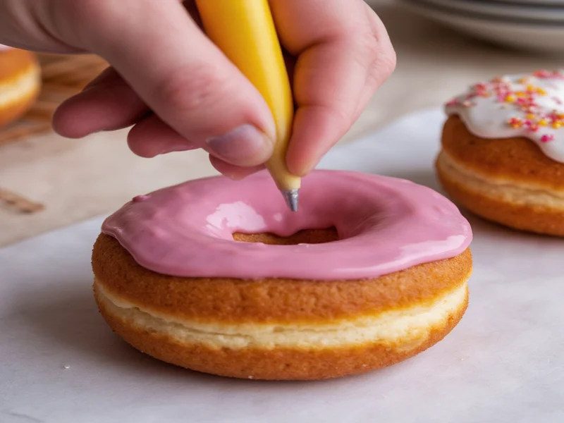 Artisan bakers hand-glazing Swillerbees craft donuts