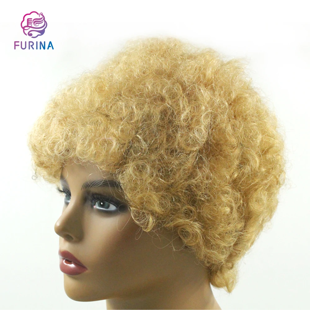 

Wholesale curly brown unprocessed virgin human hair full machine made wig wig wholesale human hair vendors for women, 1b#/ 99j#/30#/27# natural color