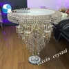 ZT-278G Elegent gold crystal table decoration wedding cake