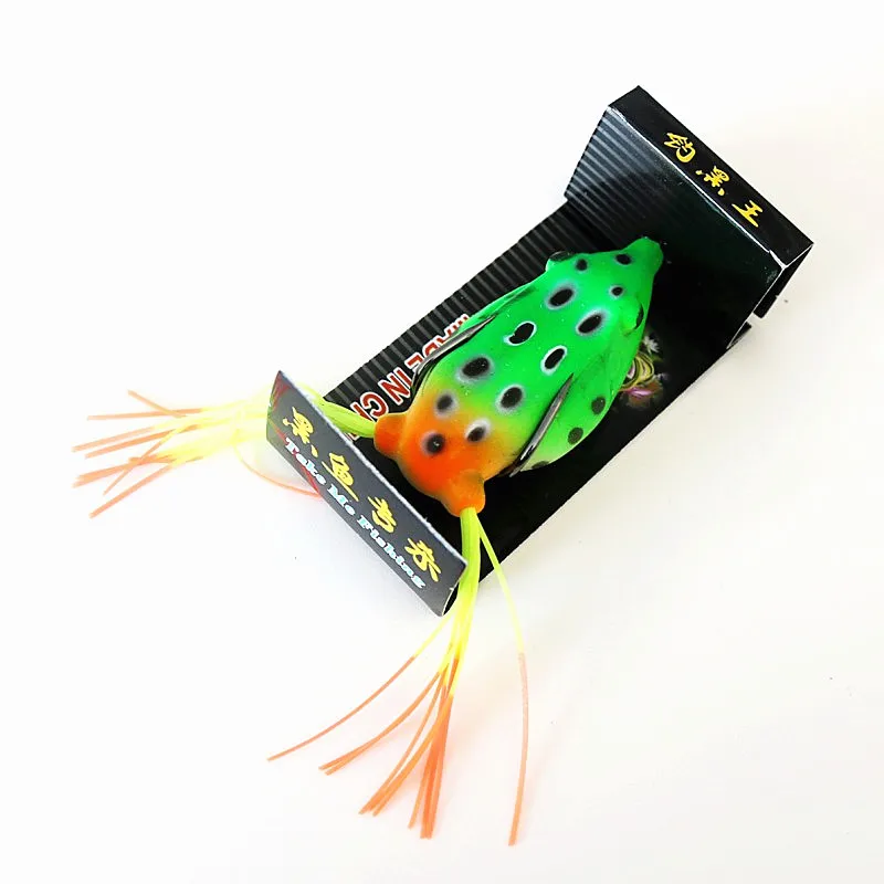 

Factory Cheap Price Soft Plastic Frog Fishing Lure, 5 colors