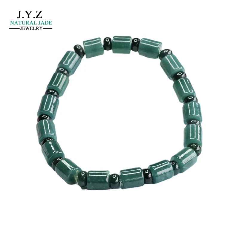 

Natural Emerald Bracelet Blue Water As Right As Rain Jade Bracelet Factory Wholesale Live Delivery FC3020802