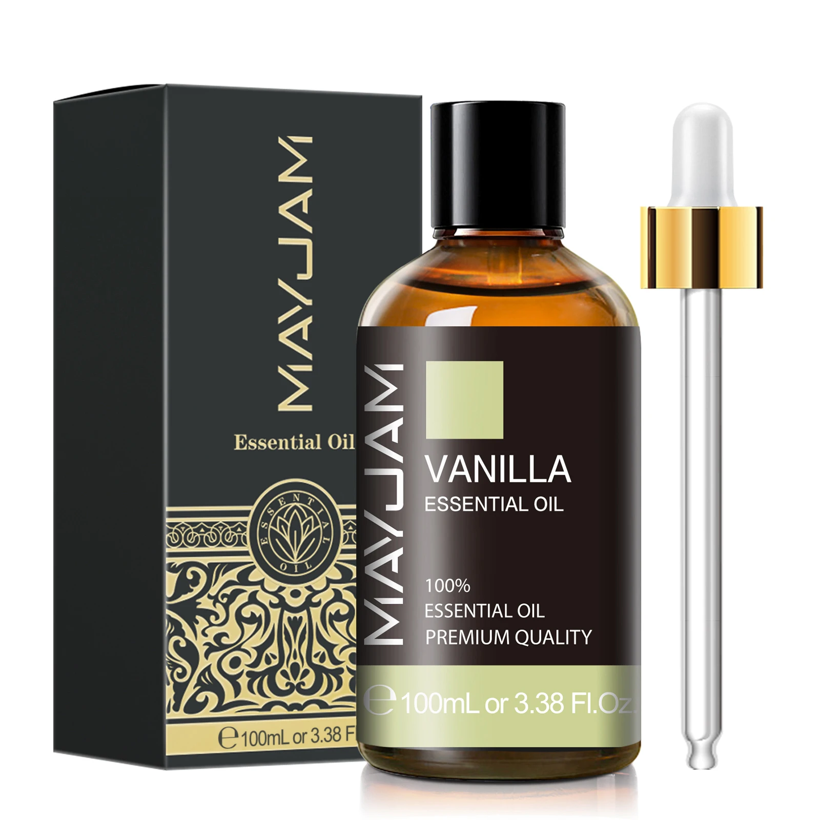 

100ML Vanilla Essential Oil Wholesale 100% Pure Natural Plant Essential Oil For Aroma Diffuser