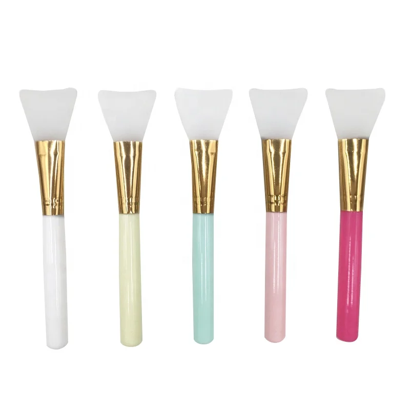 

Professional Silicone Facial Mask Makeup Brush Vegan Fat Spatula Brush Skin Care Mud Applicator for Beauty Salon
