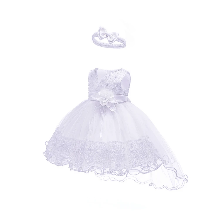 

HYD116 2019 Summer Baby Girl Dress 0-24months Girls Birthday Dresses flower party princess dress, As the picture show