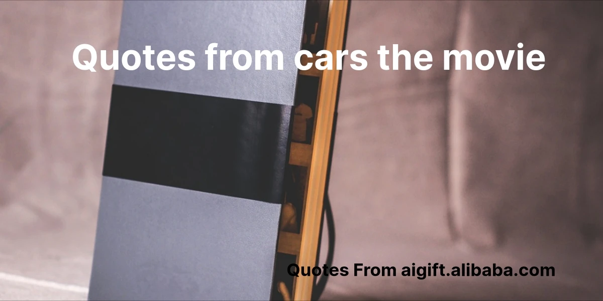 quotes from cars the movie