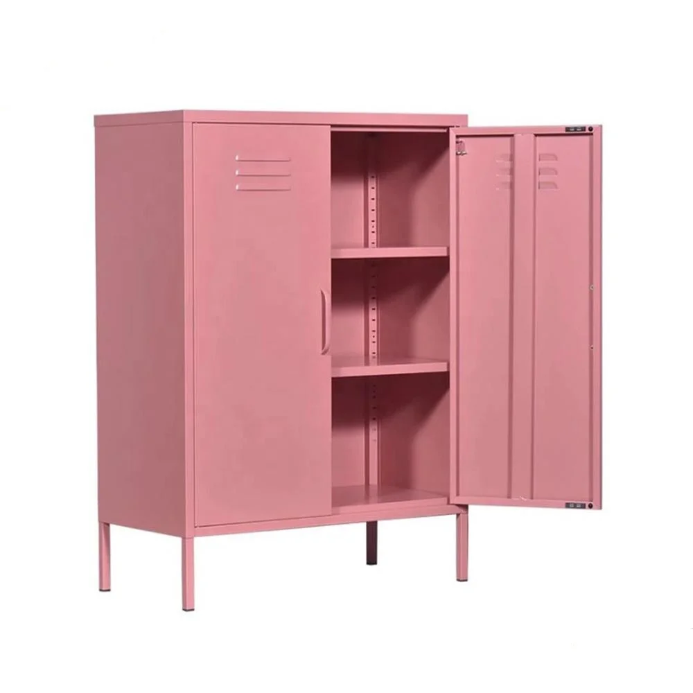 Wholesales Living Room Steel 2 Door Storage Home Bedroom