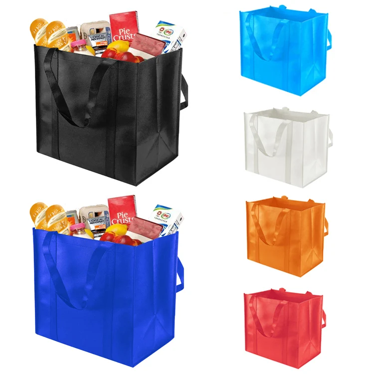 

Promotional Reusable Cheap Pp Non Woven Fabric Sewing Tote Shopping Bag