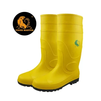 chemical resistant steel toe rubber boots