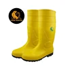 Best-selling CE approved safety oil acid resistant steel toe rubber rain boots